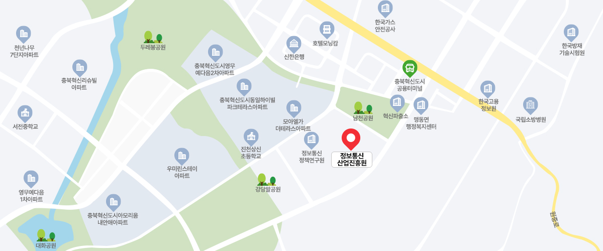 진천본원 찾아오시는길 약도